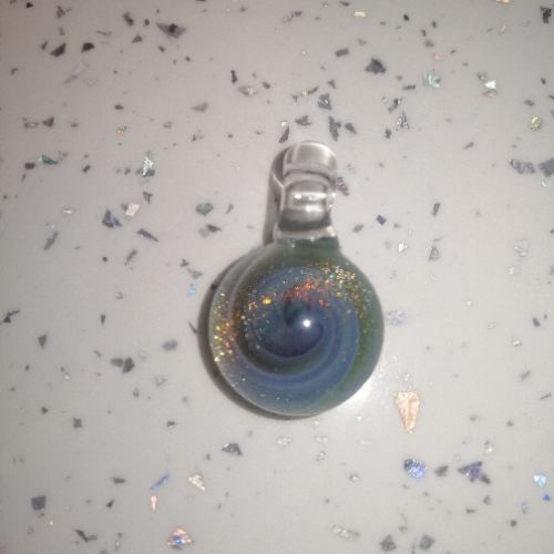 Sparkly Swirl Pendant