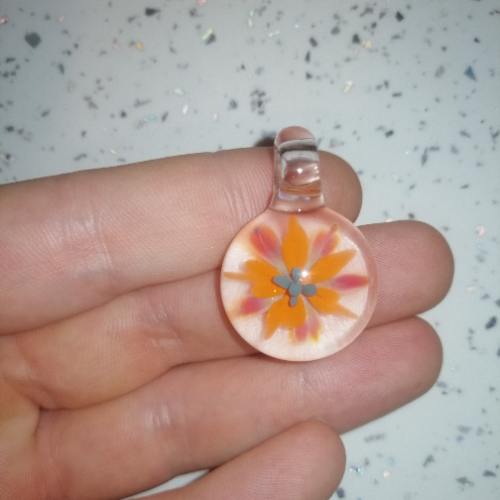 Colourful Flower Pendant
