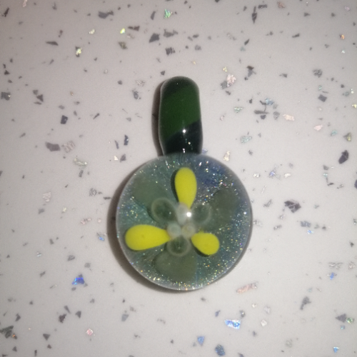 Abstract Flower with Sparkle