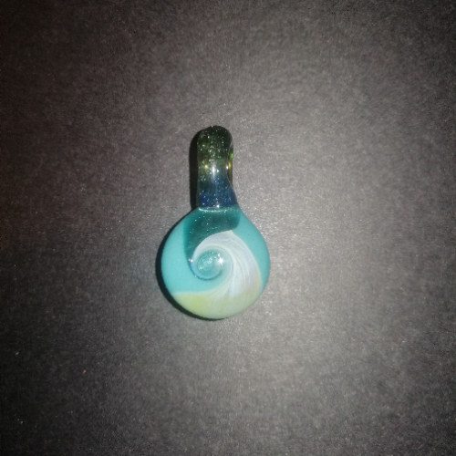 Light Blue Wave Pendant