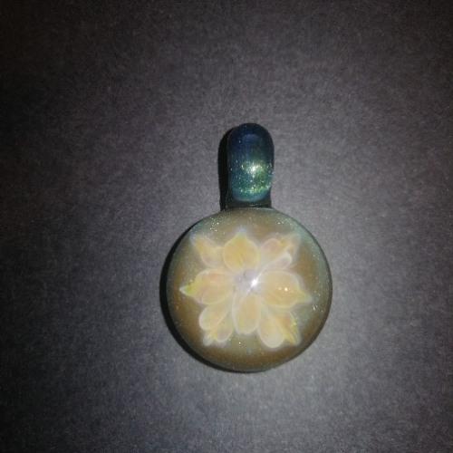 Amber Flower with Peach Filter