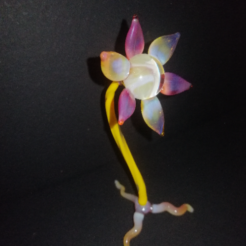 Yellow and Red Free Standing Flower