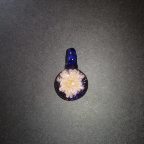 Hazy Orange Galactic Pendant