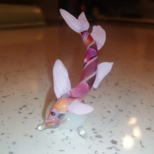Pink, Red and White Twisted Fish