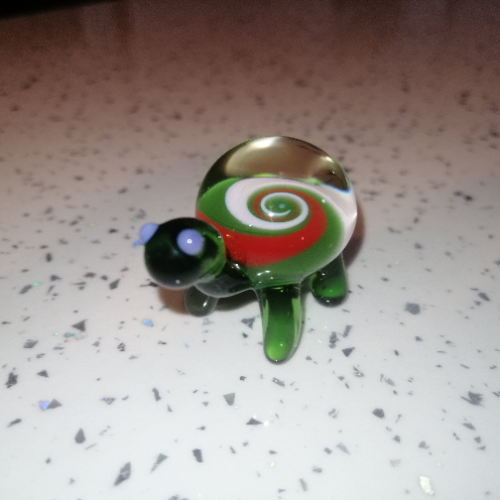 Red and Green Swirl Tortoise